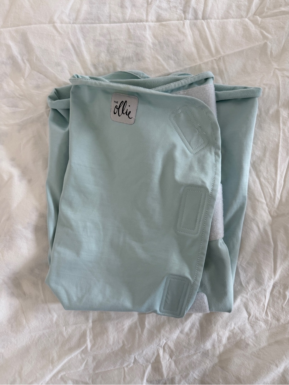 Ollie blue swaddle